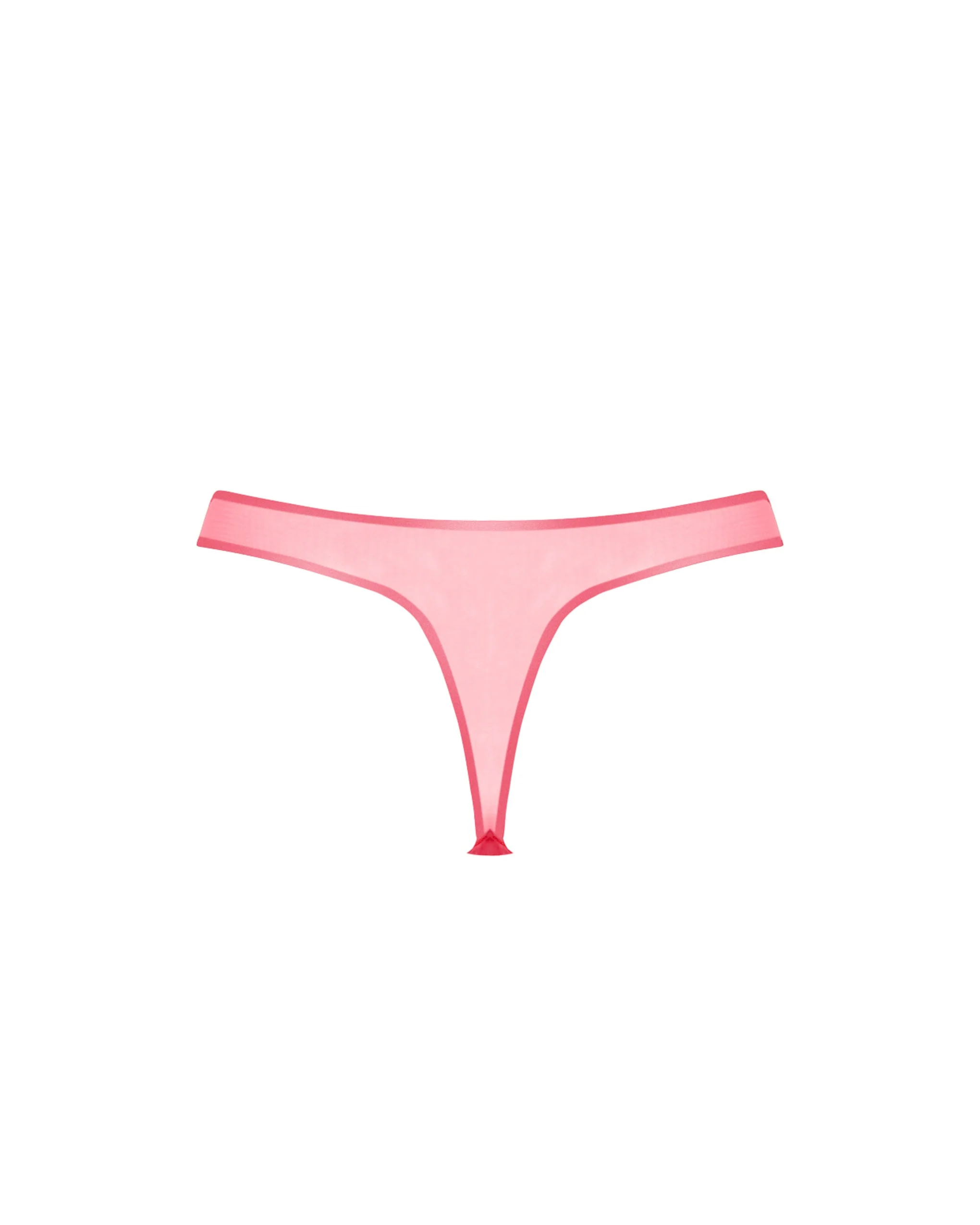 Eden Sheer Thong Pink Lemonade/White - Image 6
