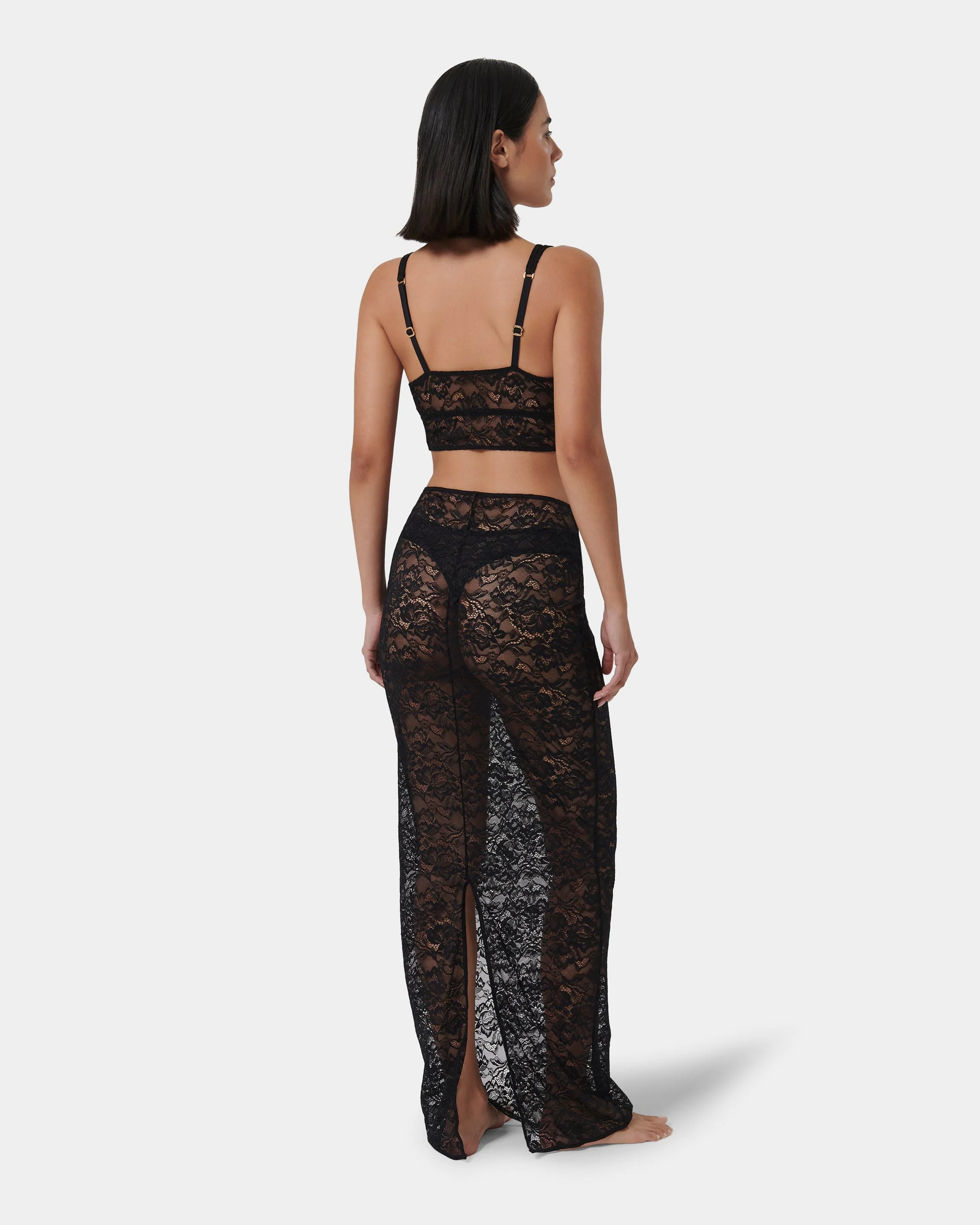 Fallon Long Skirt Black - Image 9