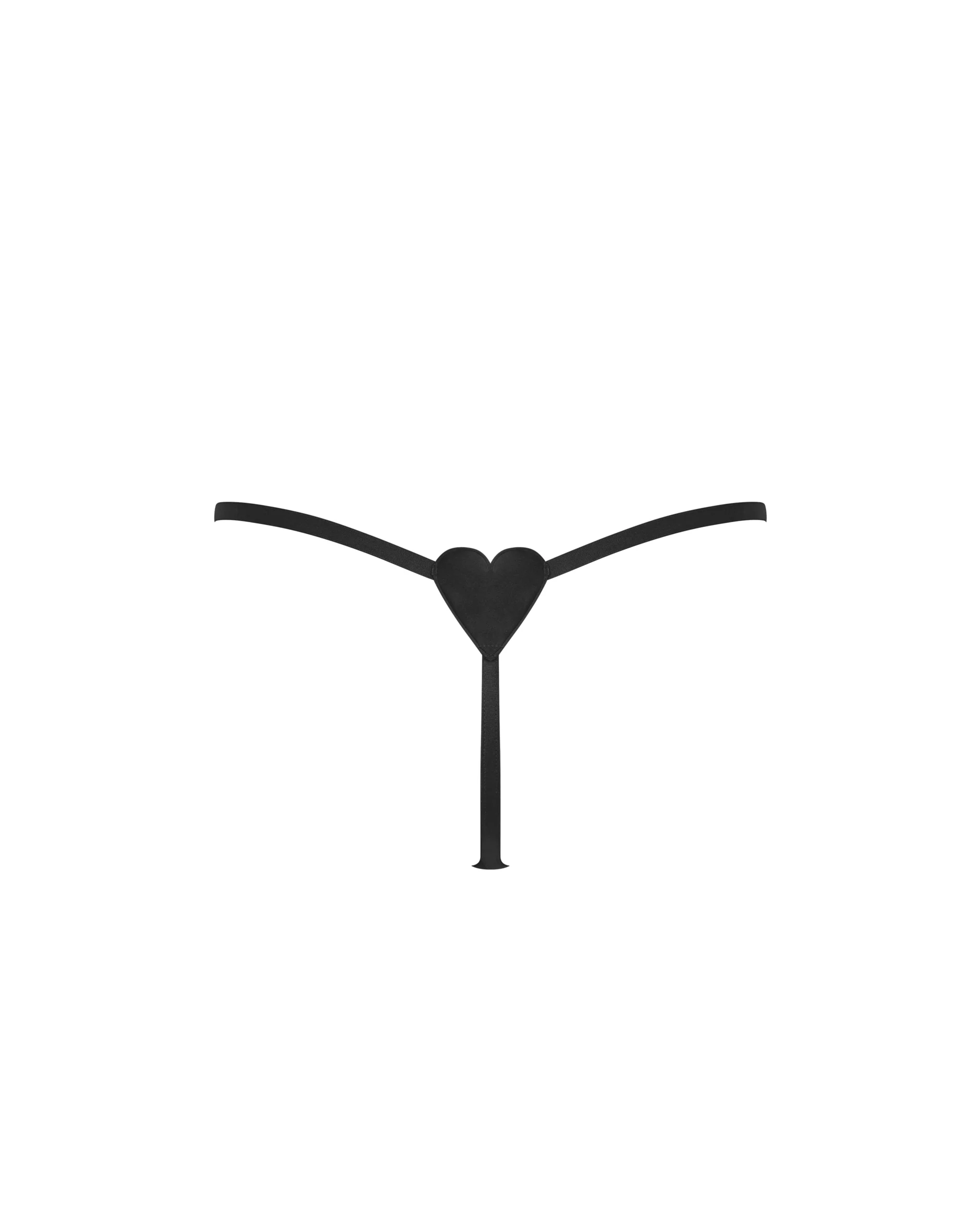 Gia Open Heart Thong Black - Image 6