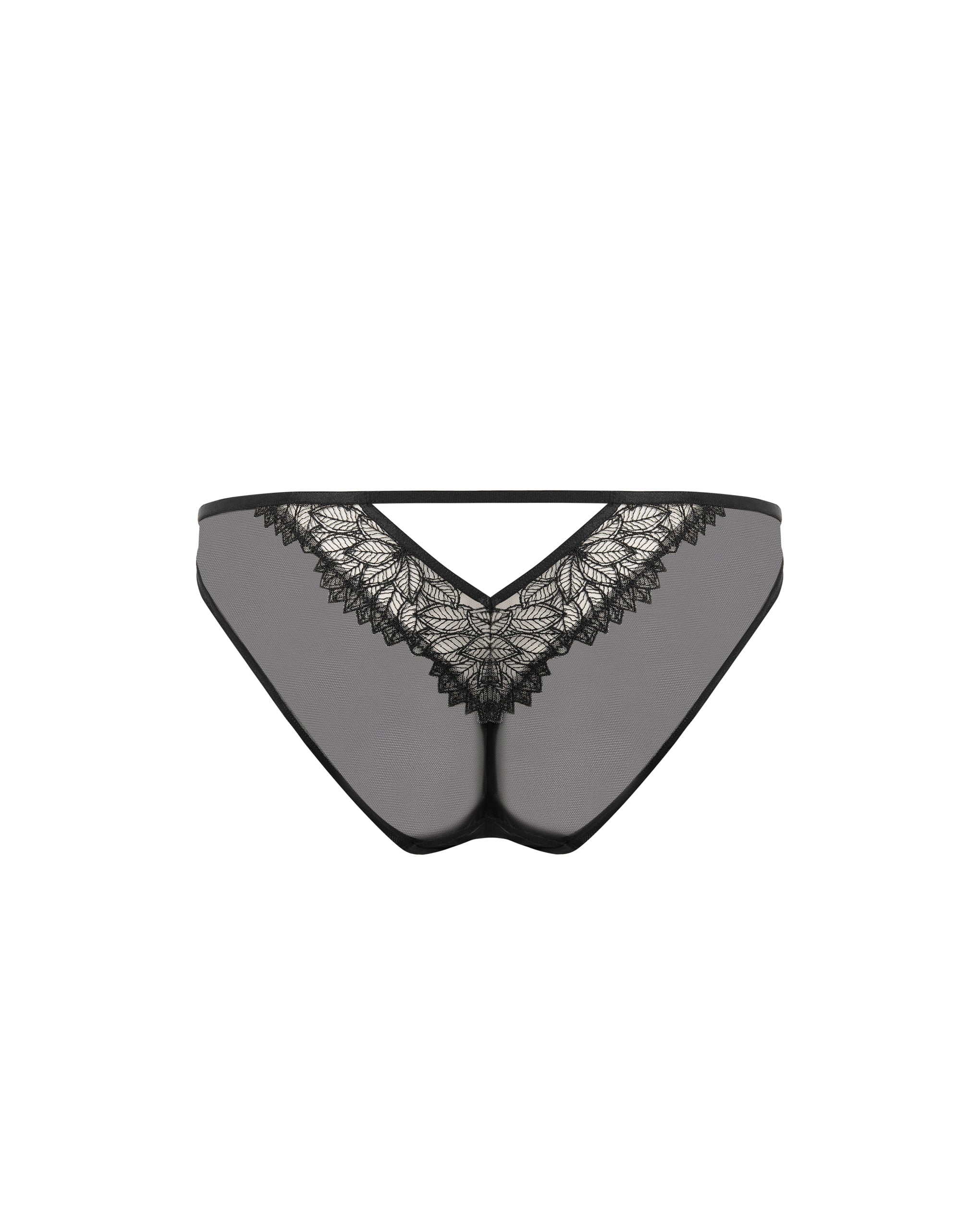 Inaya Sheer Floral Panty Black - Image 6