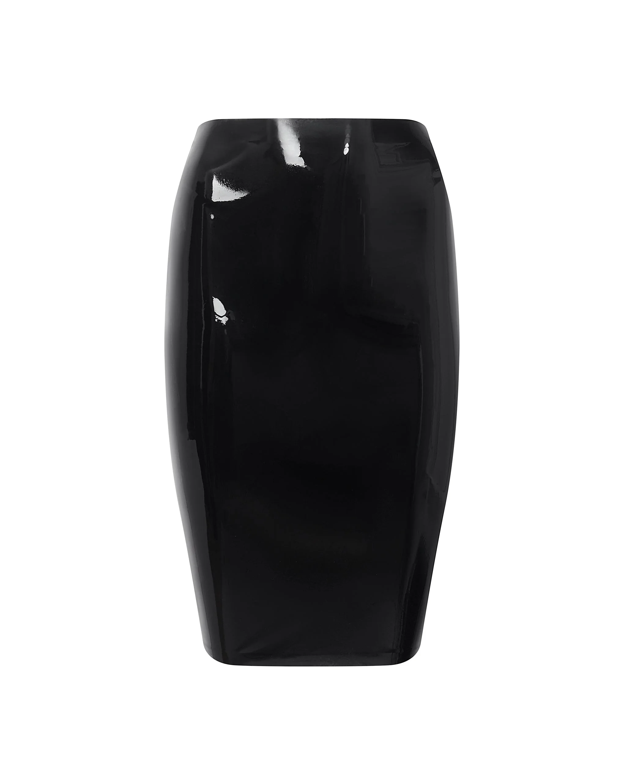 Latex Skirt Black - Image 5