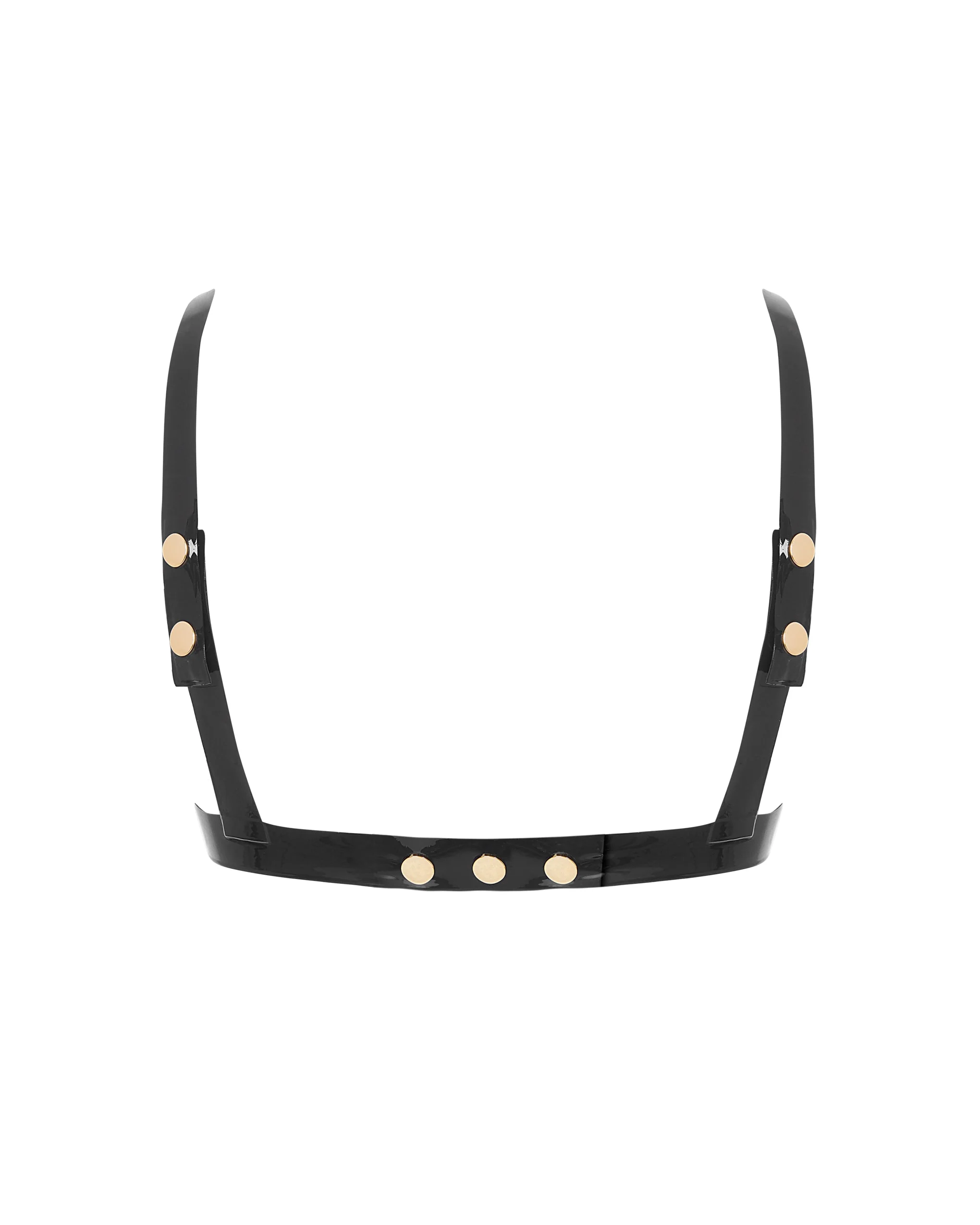Latex Bra Black - Image 6