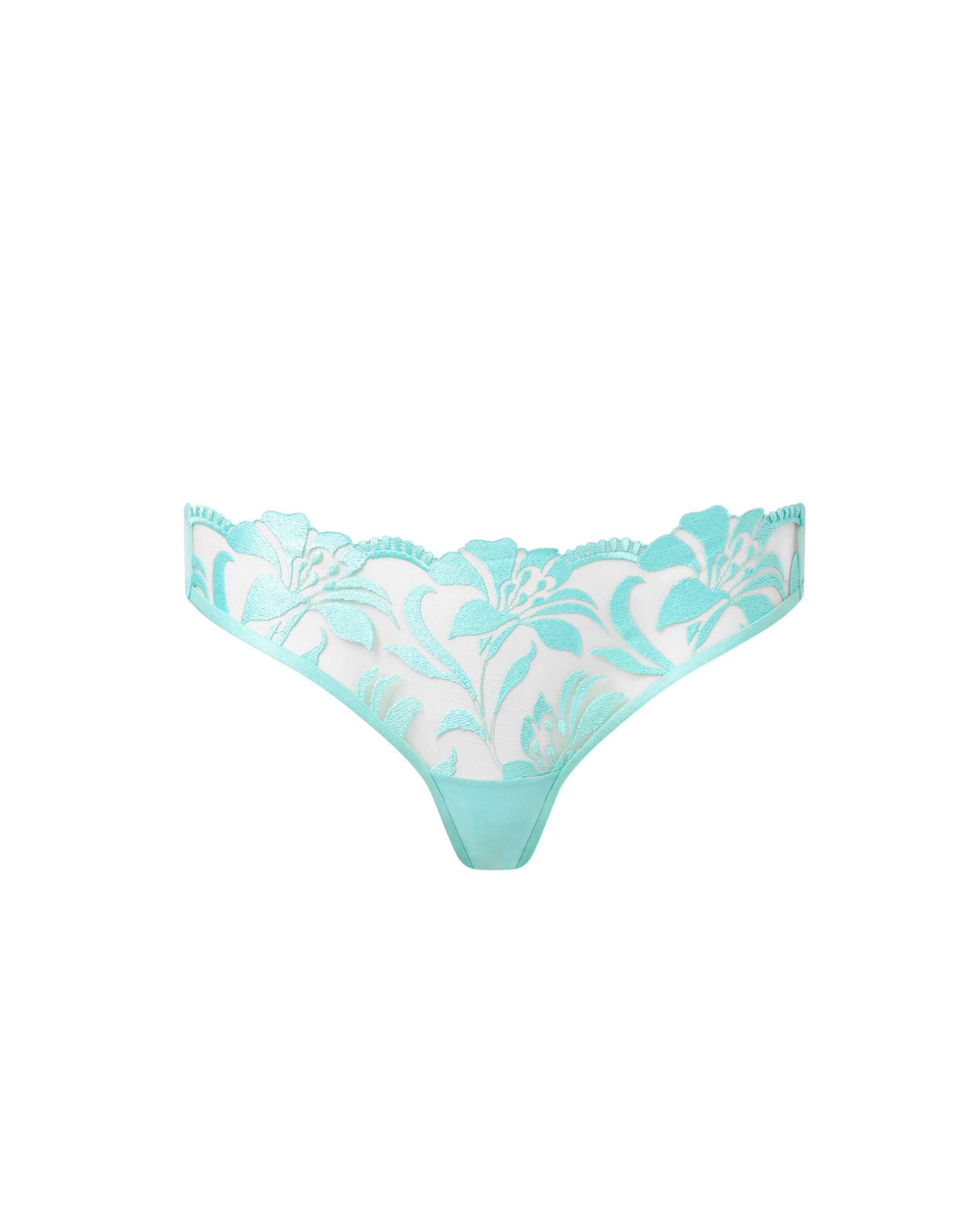 Leonora Floral Embroidered Panty Blue - Image 5
