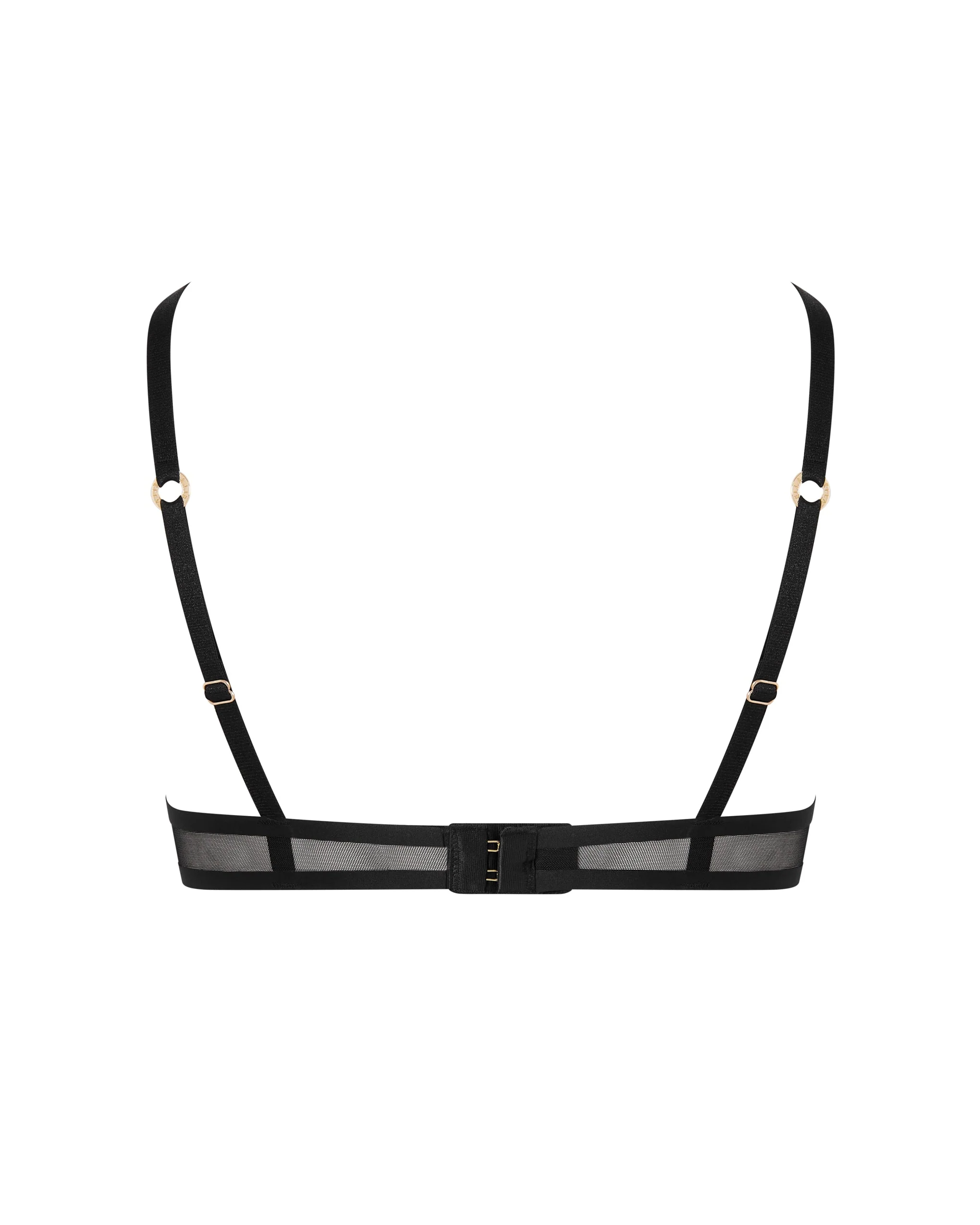 Naomi Molded Mesh Bra Black - Image 6