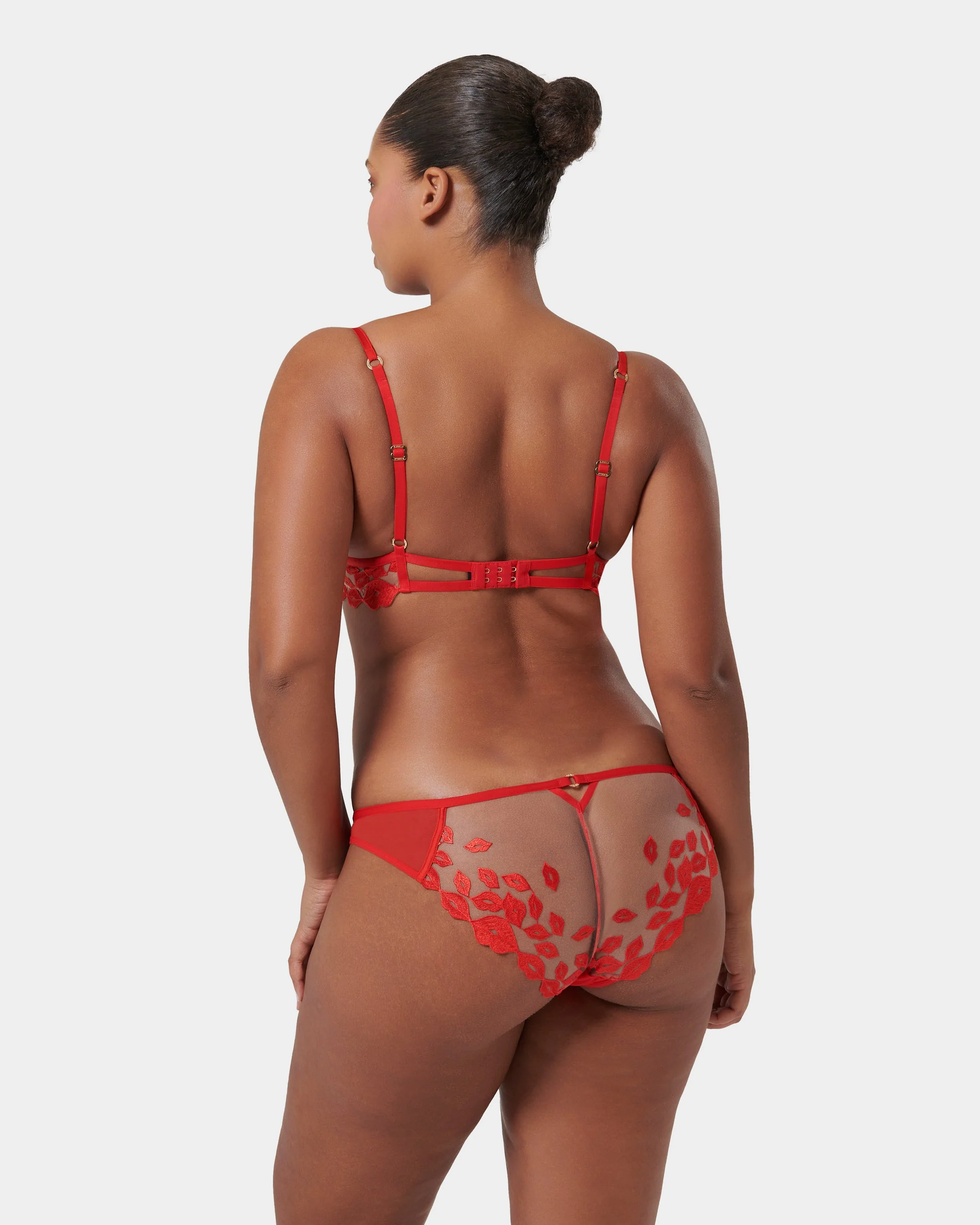Set: Marian Bra & Panty Set Red - Image 6