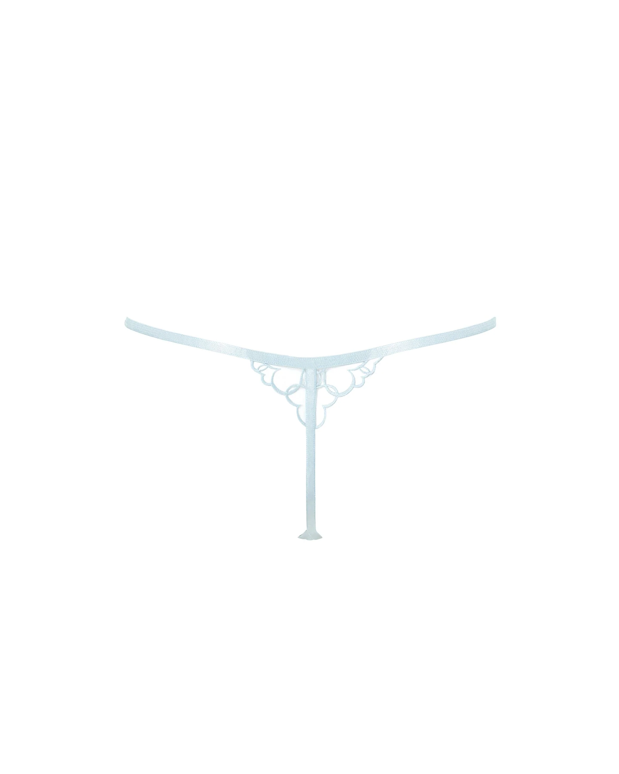 Valentina Heart Thong Ice Water Blue - Image 6