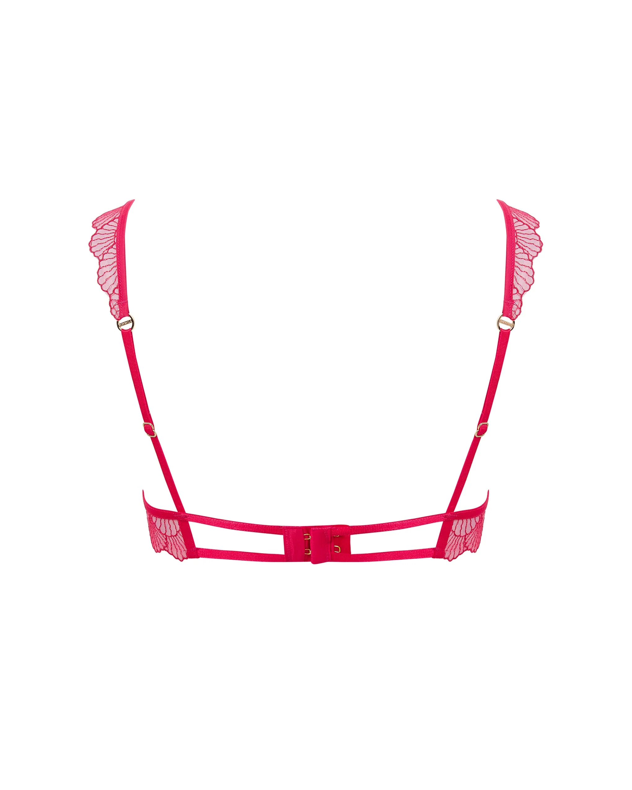 Vermont Embroidered Sheer Bra Pink - Image 6